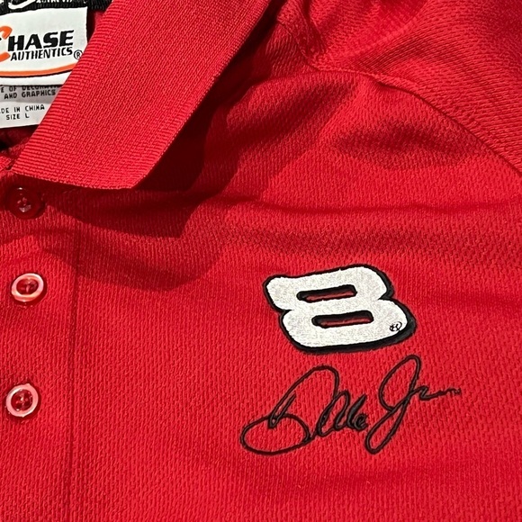 Dale Earnhardt Jr. Race Car Driver Nascar Polo Sports Golf Shirt - Picture 7 of 10